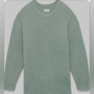 ARITZIA Wilfred Seissan Alpaca Wool Sweater olive green small